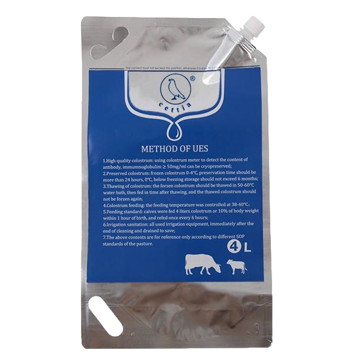 10 BAGS FOR COLOSTRUM